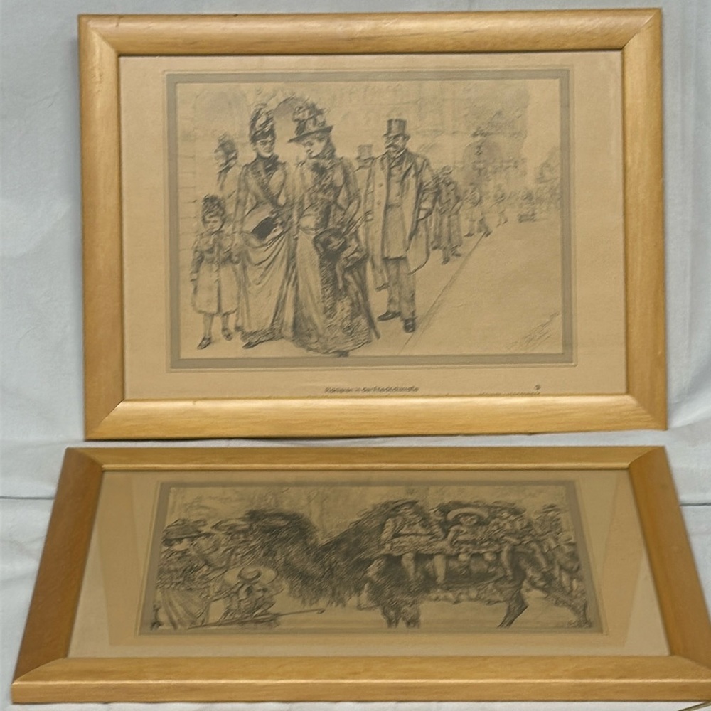 Berlin Artist C. W. Allers Prints (2)